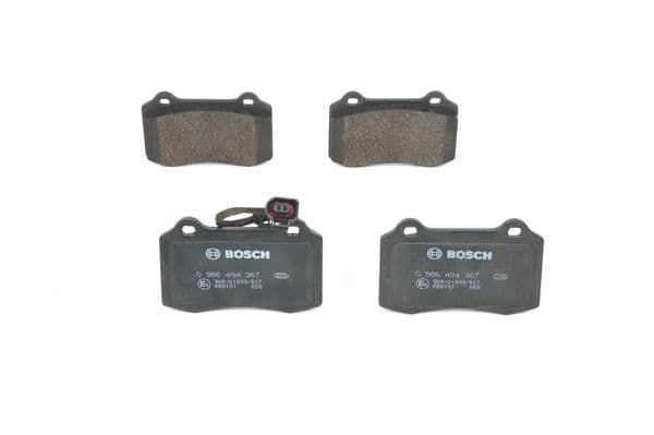 BOSCH Sada brzdových platničiek kotúčovej brzdy 0986494367 1