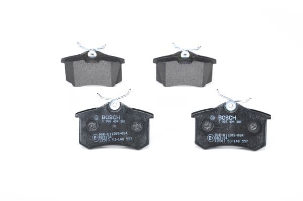 BOSCH Sada brzdových platničiek kotúčovej brzdy 0986494387 1