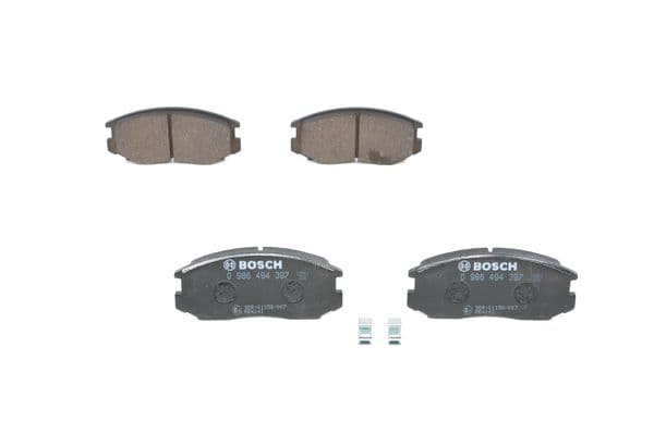 BOSCH Sada brzdových platničiek kotúčovej brzdy 0 986 494 397 1