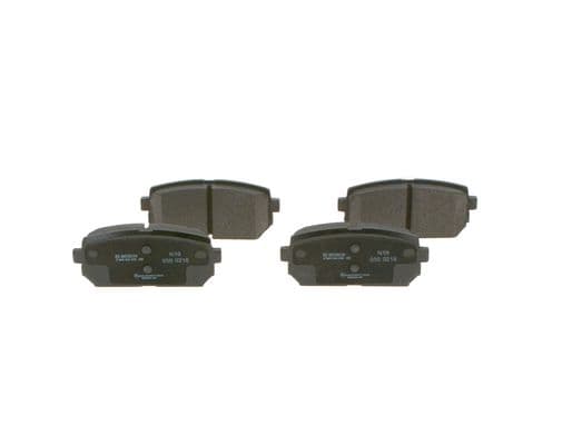 BOSCH Sada brzdových platničiek kotúčovej brzdy 0986494400 1