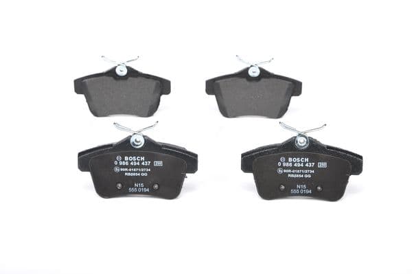 BOSCH Sada brzdových platničiek kotúčovej brzdy 0986494437 1