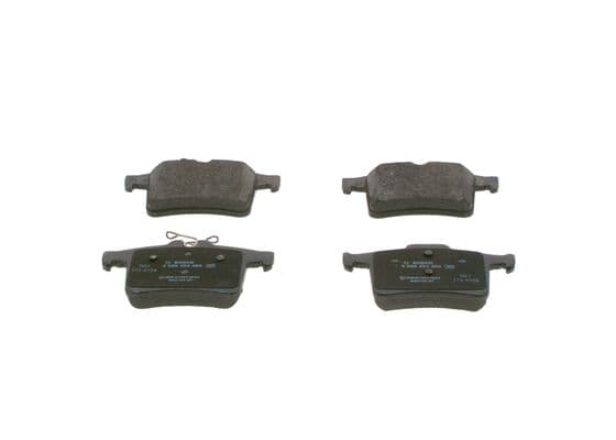 BOSCH Sada brzdových platničiek kotúčovej brzdy 0986494480 1