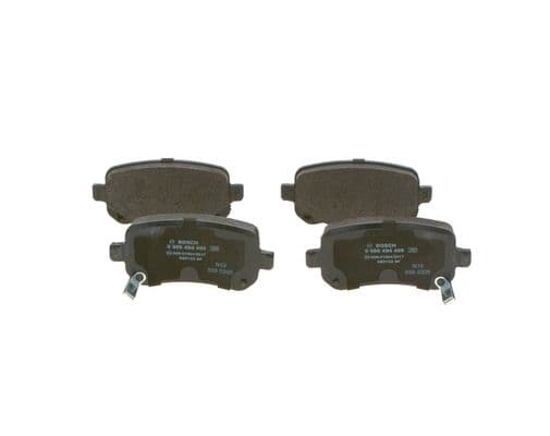 BOSCH Sada brzdových platničiek kotúčovej brzdy 0986494496 1