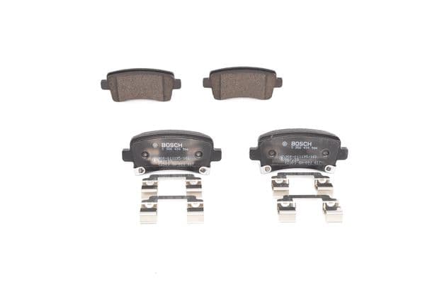 BOSCH Sada brzdových platničiek kotúčovej brzdy 0986494586 1