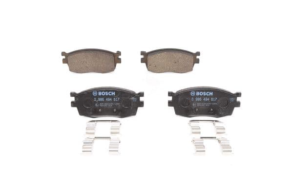 BOSCH Sada brzdových platničiek kotúčovej brzdy 0986494617 1