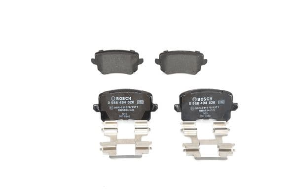 BOSCH Sada brzdových platničiek kotúčovej brzdy 0986494626 1