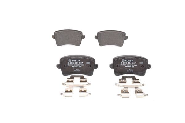 BOSCH Sada brzdových platničiek kotúčovej brzdy 0986494637 1