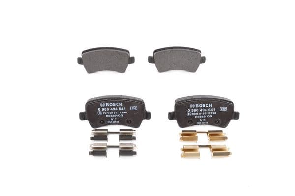 BOSCH Sada brzdových platničiek kotúčovej brzdy 0986494641 1