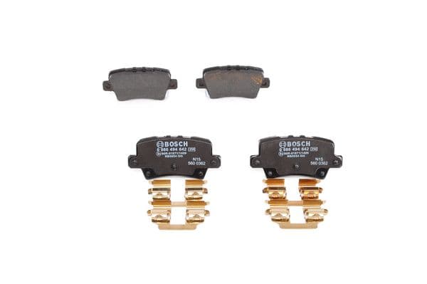 BOSCH Sada brzdových platničiek kotúčovej brzdy 0986494642 1