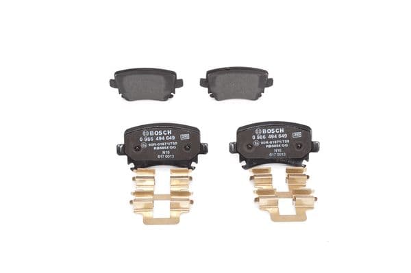 BOSCH Sada brzdových platničiek kotúčovej brzdy 0986494649 1