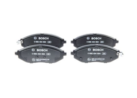 BOSCH Sada brzdových platničiek kotúčovej brzdy 0986494684 1