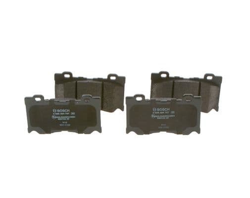 BOSCH Sada brzdových platničiek kotúčovej brzdy 0986494707 1