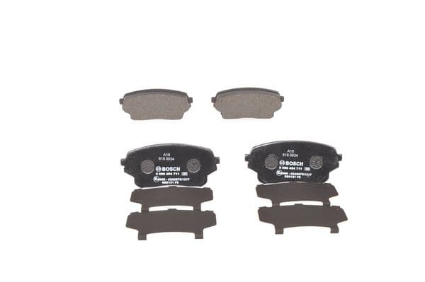 BOSCH Sada brzdových platničiek kotúčovej brzdy 0986494711 1