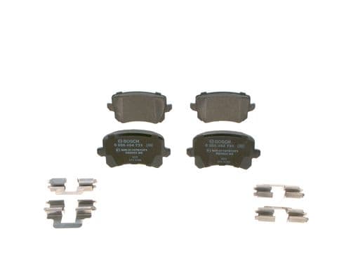 BOSCH Sada brzdových platničiek kotúčovej brzdy 0986494731 1