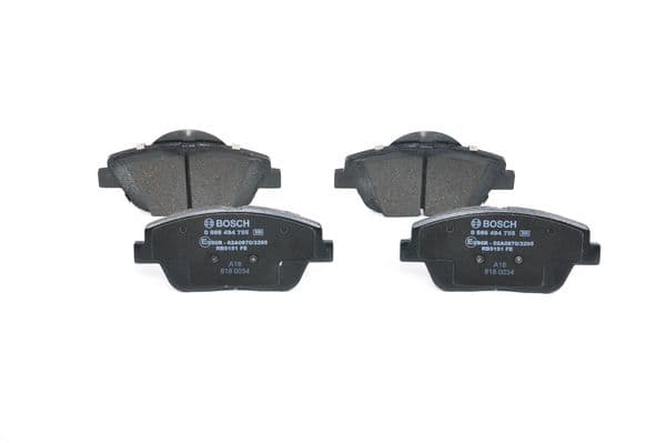 BOSCH Sada brzdových platničiek kotúčovej brzdy 0986494755 1