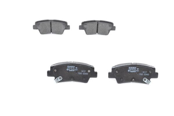 BOSCH Sada brzdových platničiek kotúčovej brzdy 0986494768 1