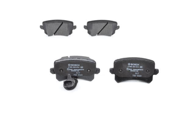BOSCH Sada brzdových platničiek kotúčovej brzdy 0986494814 1