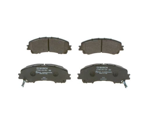 BOSCH Sada brzdových platničiek kotúčovej brzdy 0986494821 1