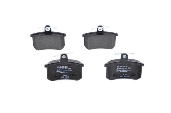 BOSCH Sada brzdových platničiek kotúčovej brzdy 0986494846 1