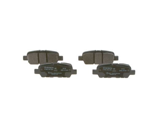 BOSCH Sada brzdových platničiek kotúčovej brzdy 0986494857 1