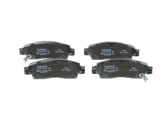BOSCH Sada brzdových platničiek kotúčovej brzdy 0 986 494 858 1