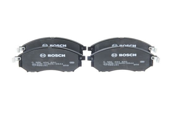BOSCH Sada brzdových platničiek kotúčovej brzdy 0 986 494 890 1