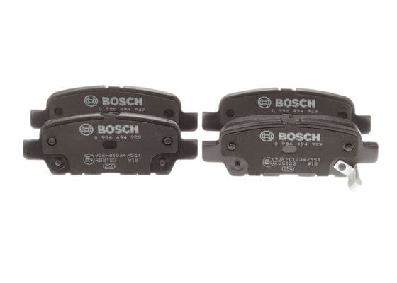 BOSCH Sada brzdových platničiek kotúčovej brzdy 0986494929 1