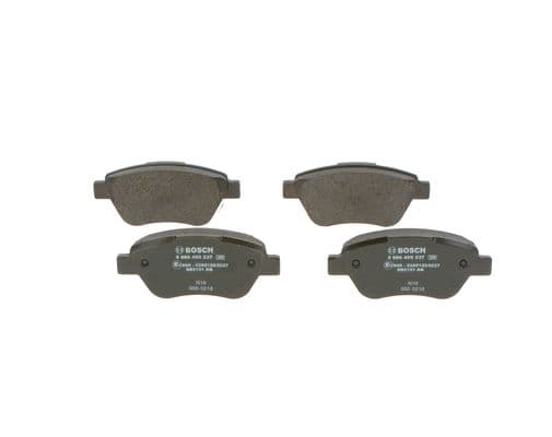 BOSCH Sada brzdových platničiek kotúčovej brzdy 0 986 495 237 1