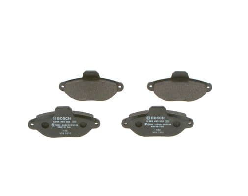 BOSCH Sada brzdových platničiek kotúčovej brzdy 0 986 495 255 1