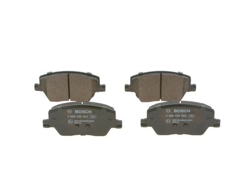 BOSCH Sada brzdových platničiek kotúčovej brzdy 0 986 495 392 1