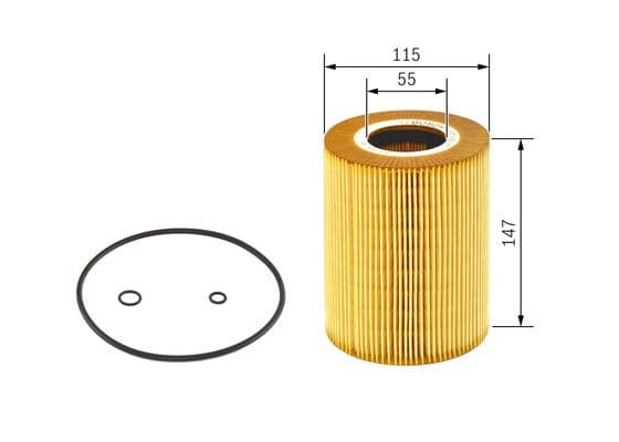 BOSCH Olejový filter 1457429137 1