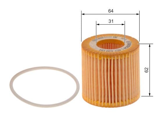 BOSCH Olejový filter 1457429194 1