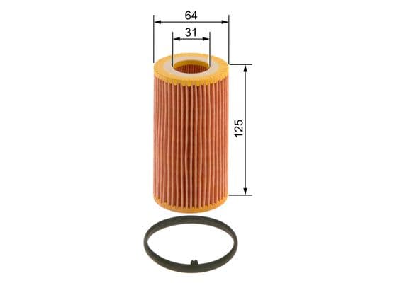 BOSCH Olejový filter 1457429243 1