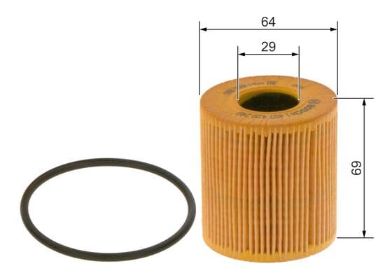 BOSCH Olejový filter 1457429249 1