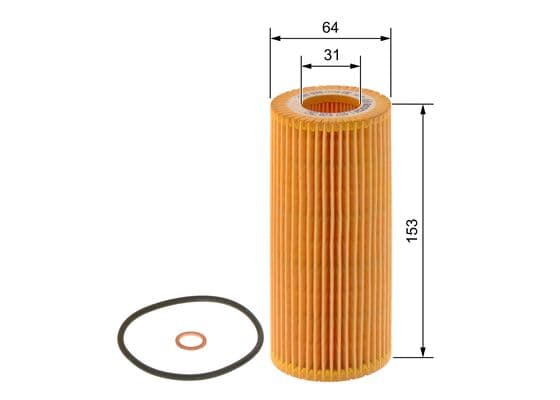BOSCH Olejový filter 1457429252 1