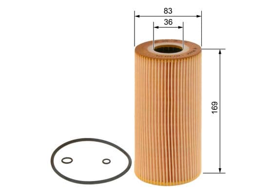 BOSCH Olejový filter 1457429278 1