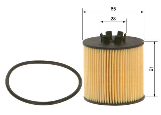 BOSCH Olejový filter 1457429301 1