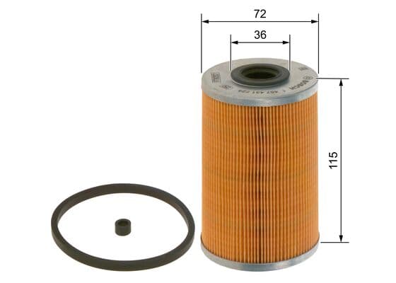 BOSCH Palivový filter 1457431724 1