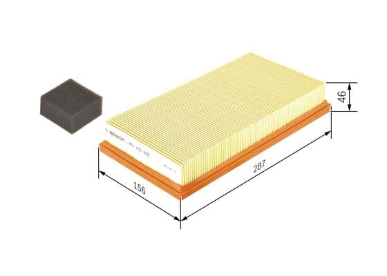 BOSCH Vzduchový filter 1457433268 1