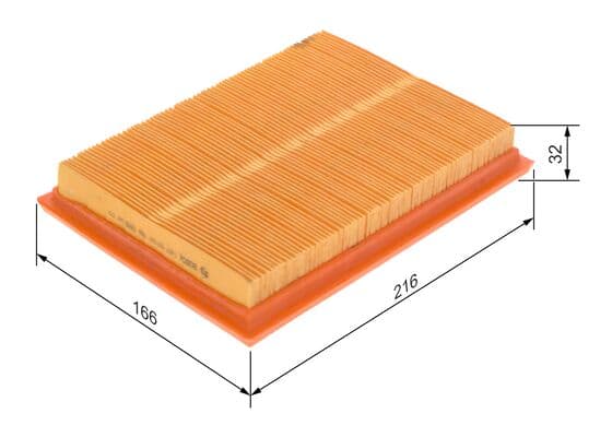 BOSCH Vzduchový filter 1457433593 1