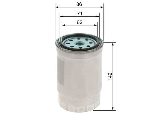 BOSCH Palivový filter 1457434511 1