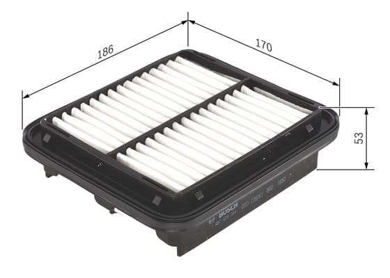 BOSCH Vzduchový filter 1987429164 1
