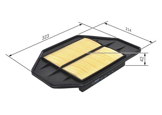 BOSCH Vzduchový filter 1987429178 1