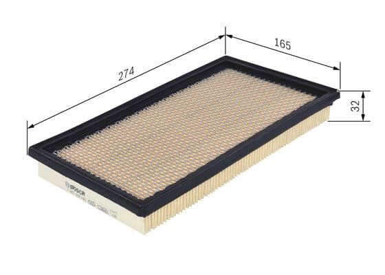 BOSCH Vzduchový filter 1987429181 1