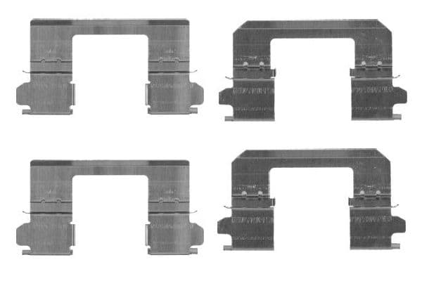 BOSCH Sada prísluženstva obloženia kotúčovej brzdy 1987474461 1