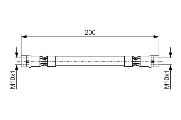 BOSCH Brzdová hadica 1987476402 1