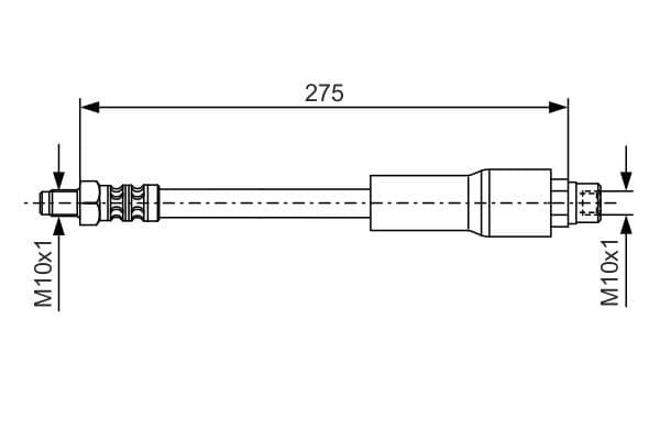 BOSCH Brzdová hadica 1987476649 1