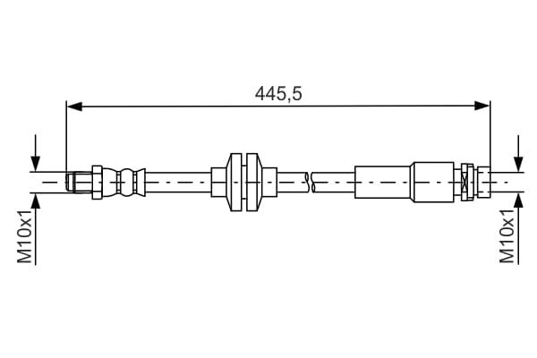 BOSCH Brzdová hadica 1987481668 1