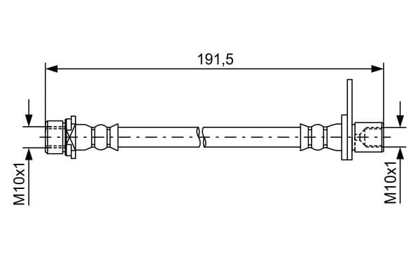 BOSCH Brzdová hadica 1 987 481 738 1