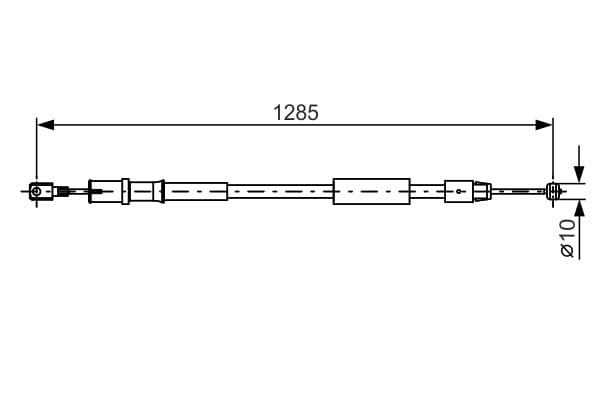 BOSCH Ťažné lanko parkovacej brzdy 1987482026 1